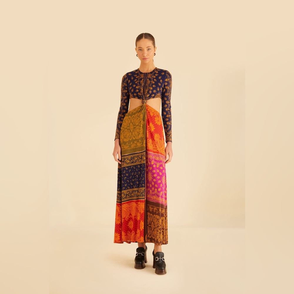 FARM Rio Multicolor Maxi Dress - Picture 5 of 5